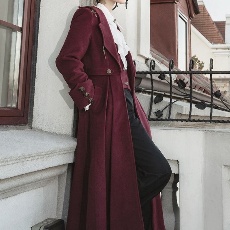 ヴァンパイアプリントロングコートセットアップ♥