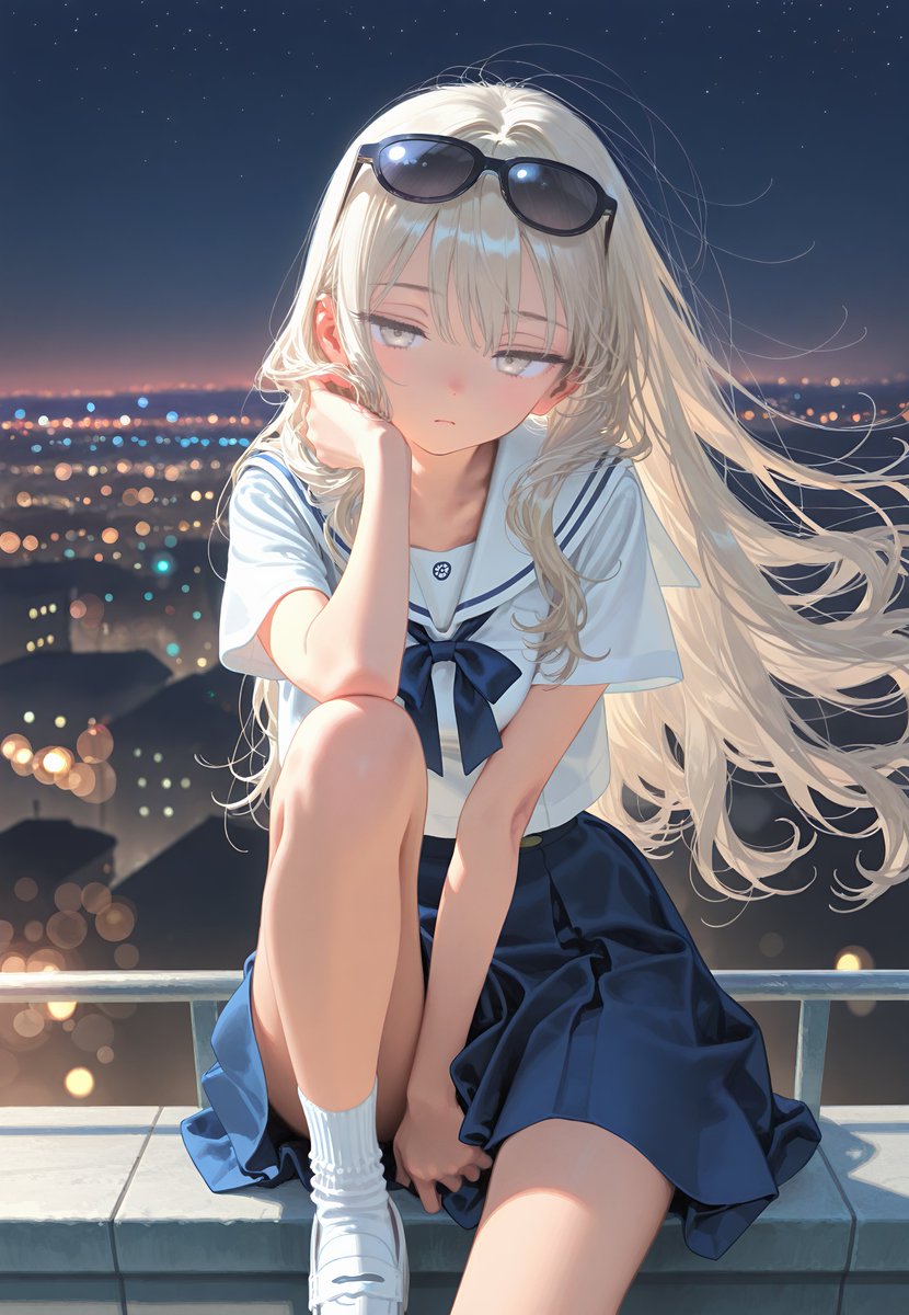 おやすみ またね #AIart