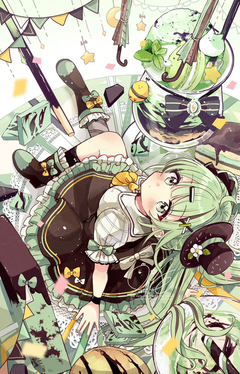 チョコミントちゃん🍫🌿 #チョコミントの日