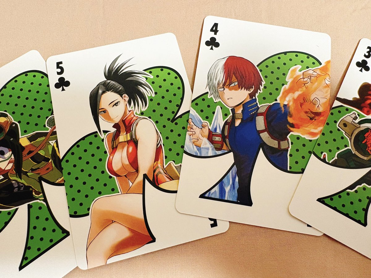 ヒロアカトランプ轟百お隣でかわいいね♣️