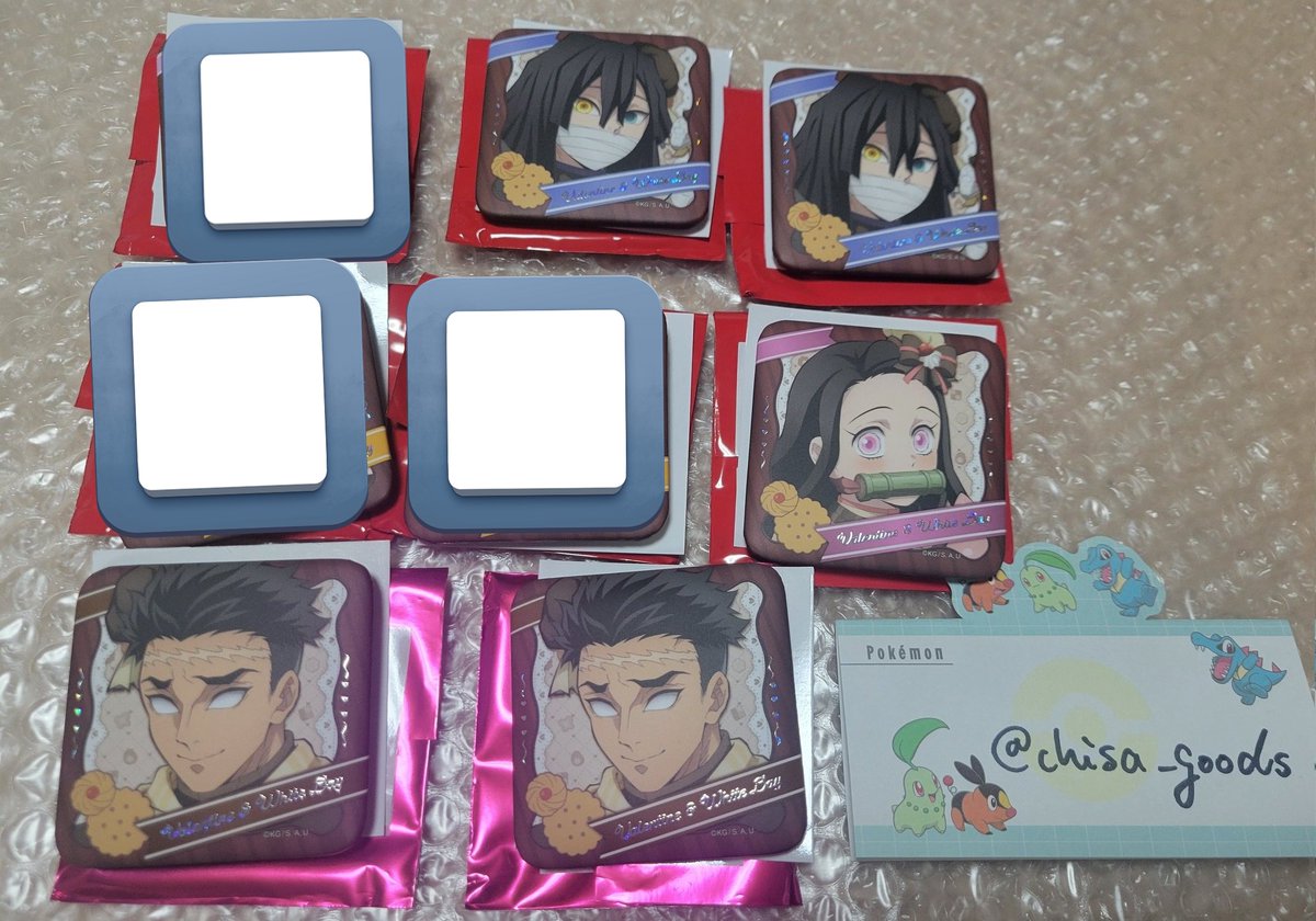 鬼滅の刃 バレンタイン for you期 ランダムギフト缶バッジ 缶バッジ