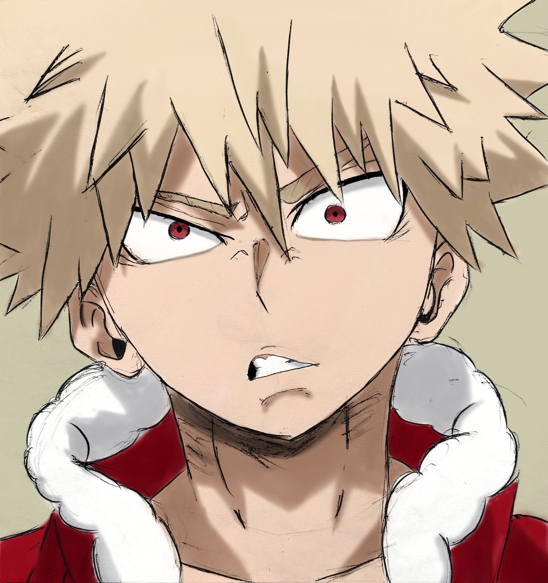 かっちゃん🧡 模写です #ヒロアカFA