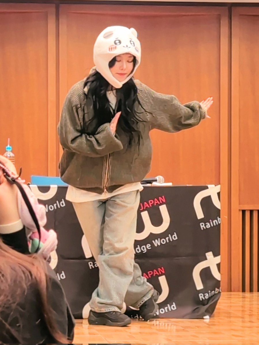 20260222 サイン会第1部 この帽子のキャラクターの名前「ちいかわ」を