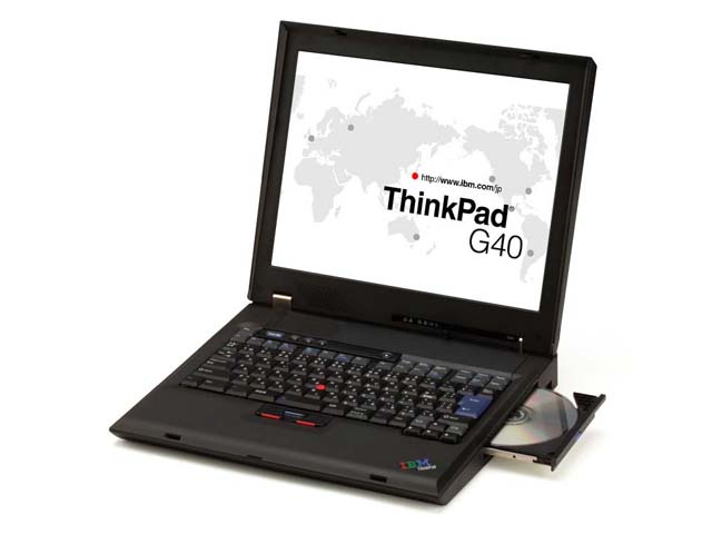 日本IBM、Pentium 4 3GHz搭載の「ThinkPad G40」