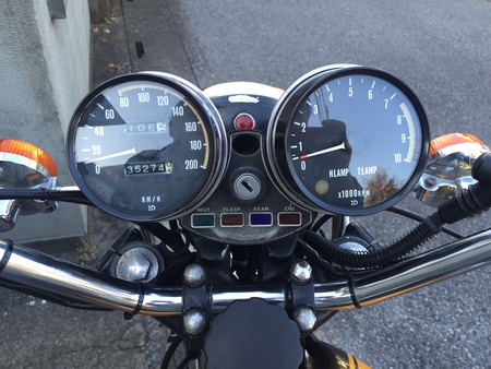 KAWASAKI 650RS W3 回転計 : Sbow's Diary 道楽萬歳