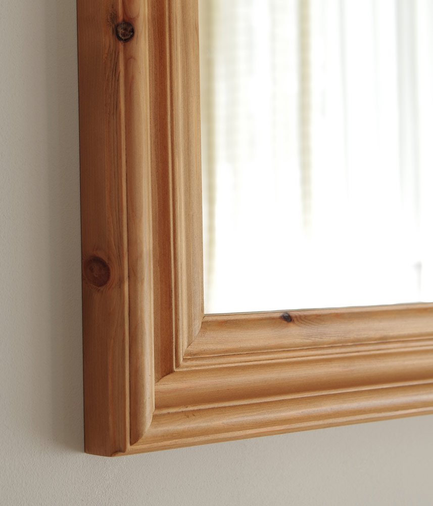 P&C Online Shop ペニーワイズオリジナル家具/パイン材ミラー(Sサイズ