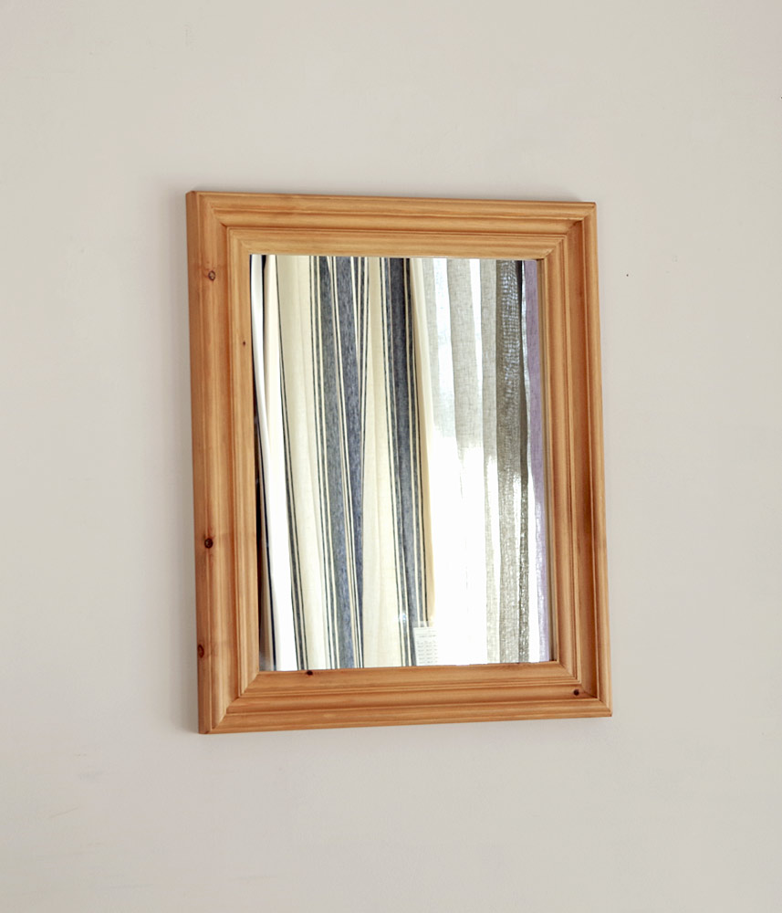 P&C Online Shop ペニーワイズオリジナル家具/パイン材ミラー(Sサイズ