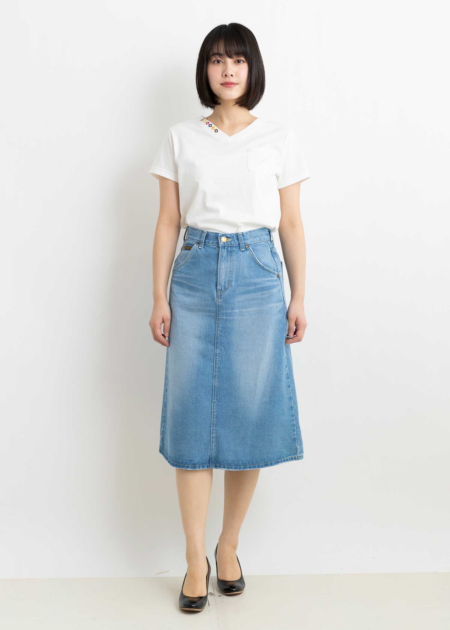 Lee・オーガニックコットンデニム スカート