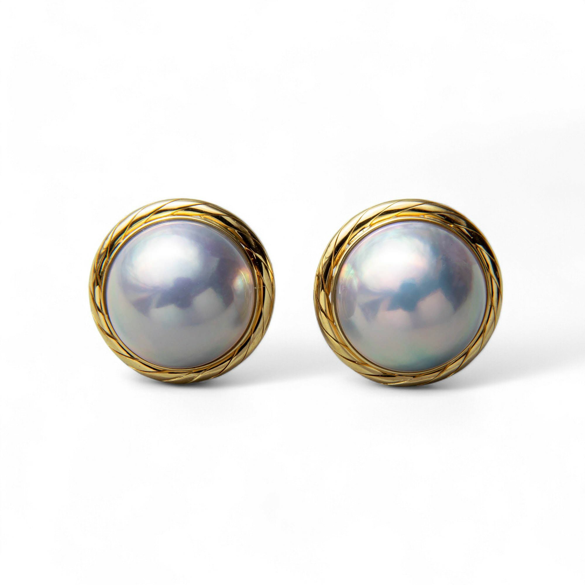 マベ真珠 ピアス12mmUP K18 [WSP] | その他ピアス・イヤリング