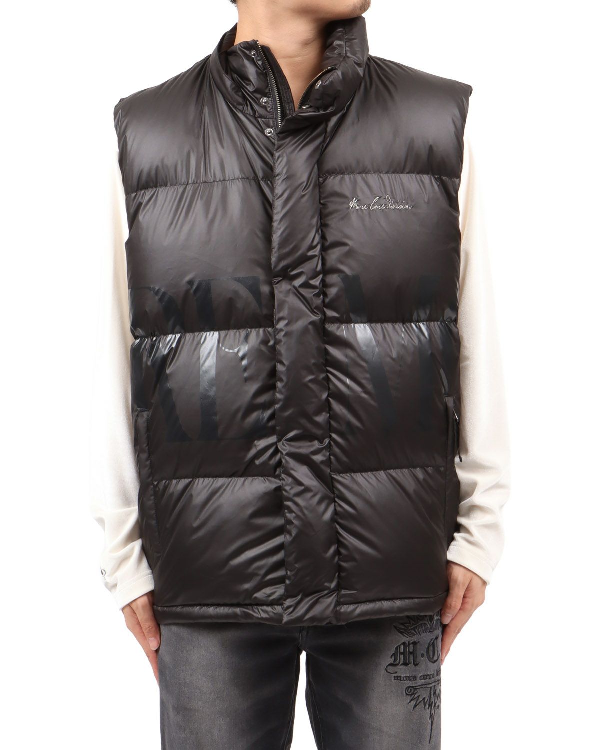 MCD] ビッグロゴ ボリューム ダウン ベスト | PEET ONLINE STORE