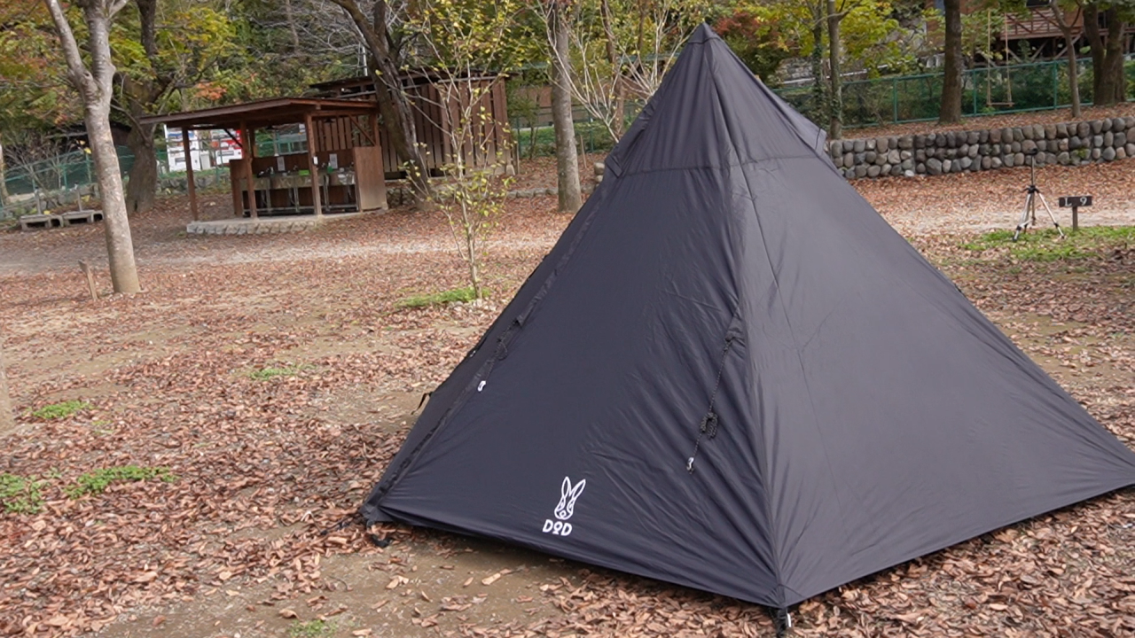 レビュー】キャンプ初心者にもオススメ！DODワンポールテントS