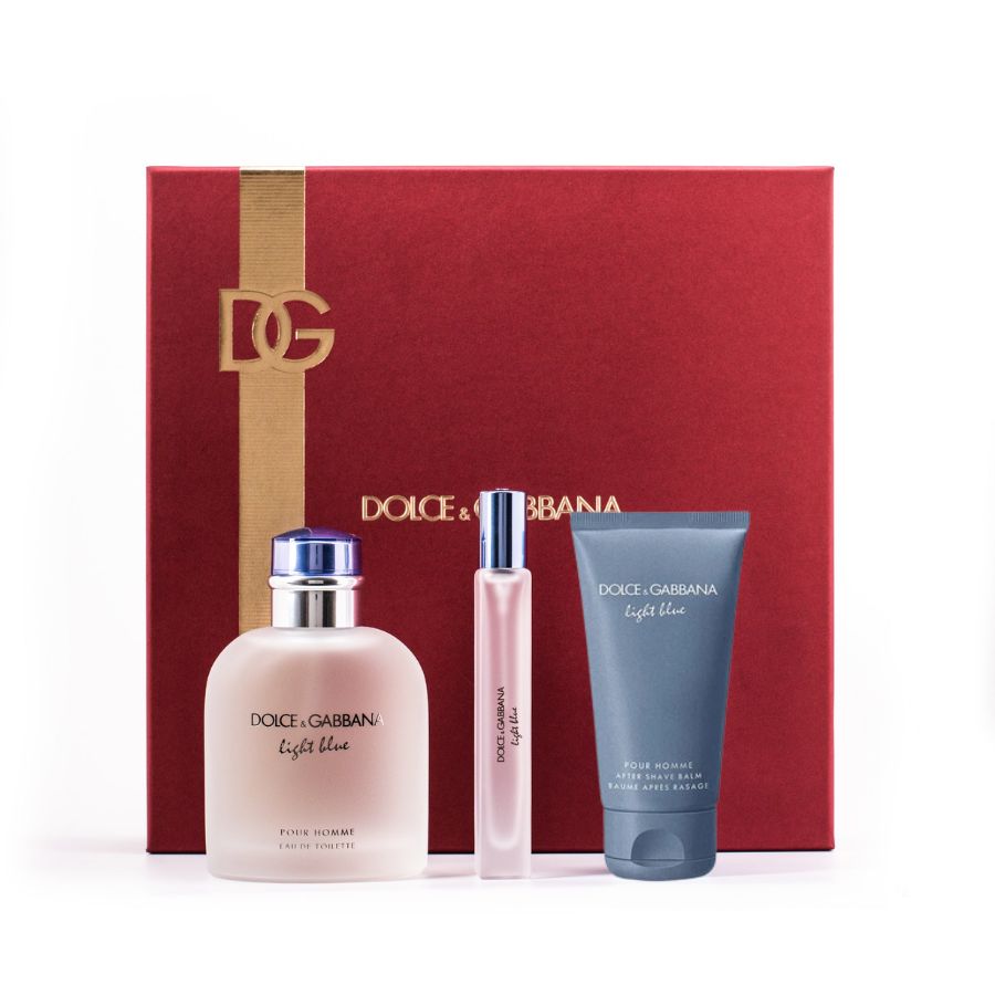 Dolce & Gabbana Light Blue Men EDT Gift Set 4.2 oz | PLA