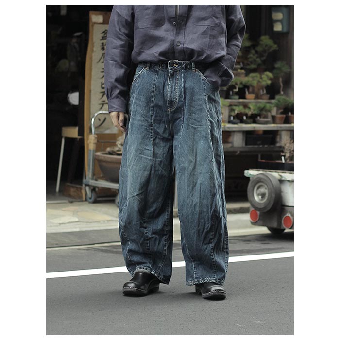 ニードルズ NEEDLES 12オンス デニム ヒザデルパンツ H.D. Pant - Jean