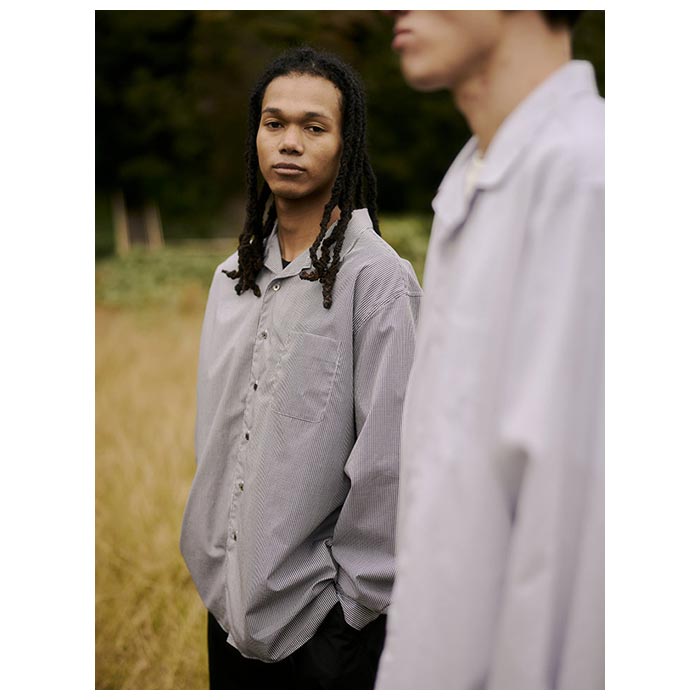 ザ デイ THE DAY ギンガム オープンカラー シャツ GINGHAM OPEN COLLAR