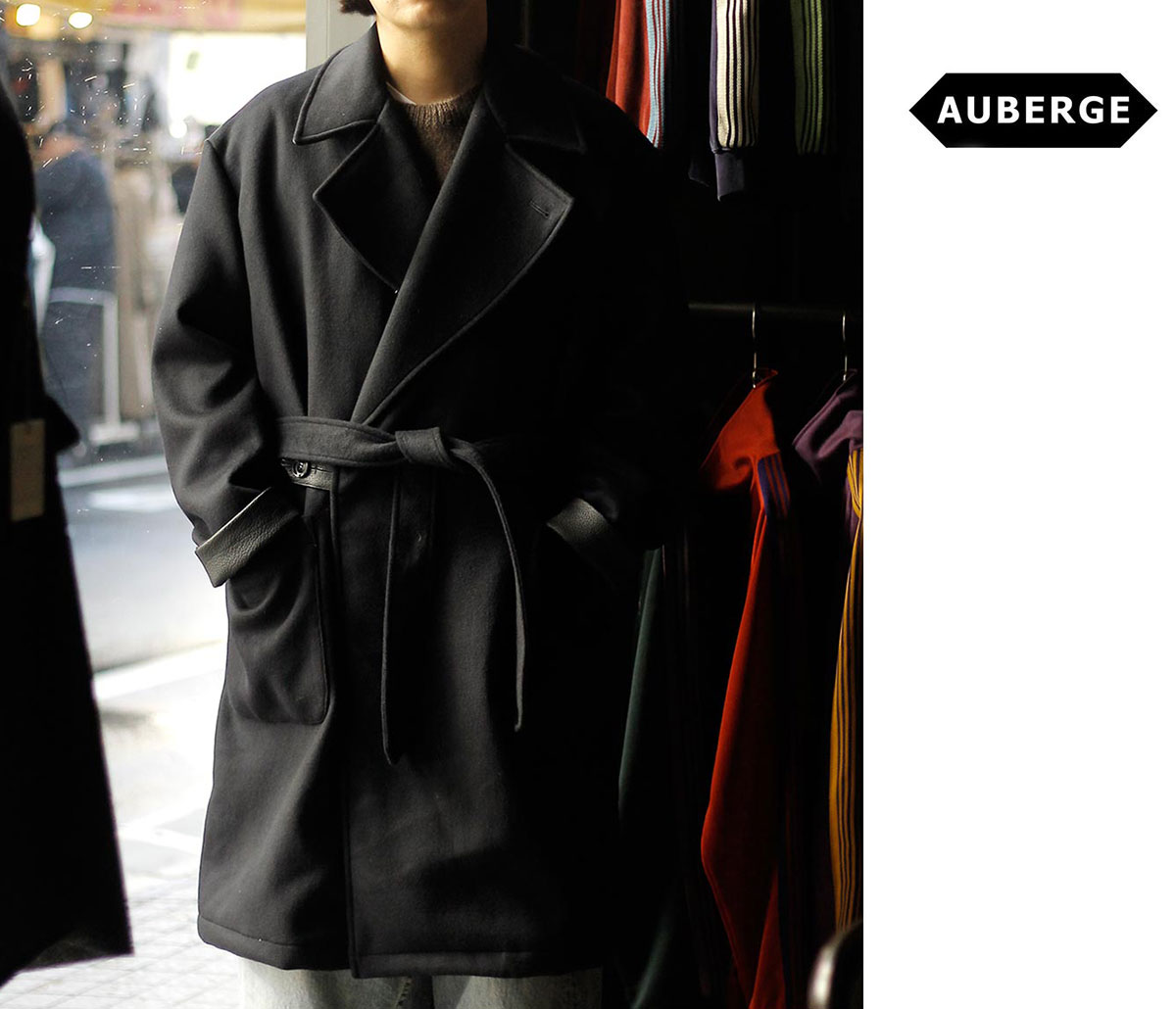 オーベルジュ AUBERGE ビキューナ カシミヤ 160's ウール ベルテッド