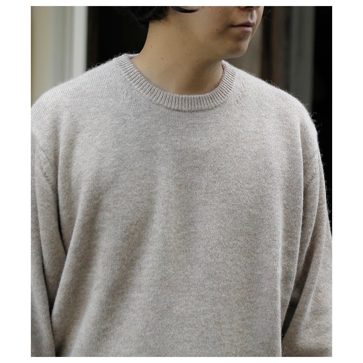 30%OFF セール バトナー BATONER ベイビー アルパカ クルミ 天竺クルー