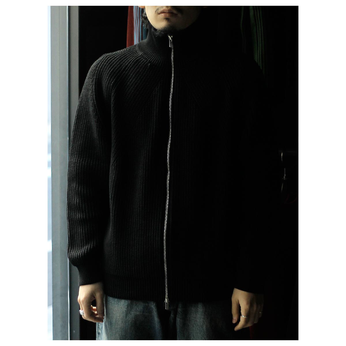 バトナー BATONER コットン シグネチャー ドライバーズ ニット