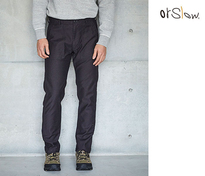 orSlow オアスロウ ファティーグパンツ ベイカーパンツ スリムフィット