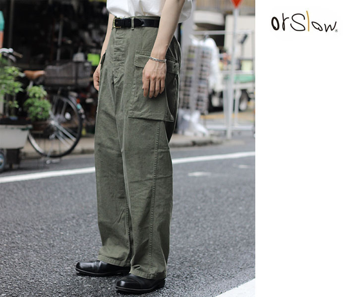 orSlow オアスロウ 2ポケット カーゴパンツ US ARMY 2 POCKET CARGO