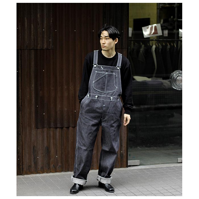 SCYE サイ ライトデニム オーバーオール Lightweight Denim Bib
