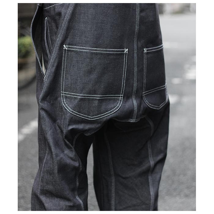 SCYE サイ ライトデニム オーバーオール Lightweight Denim Bib