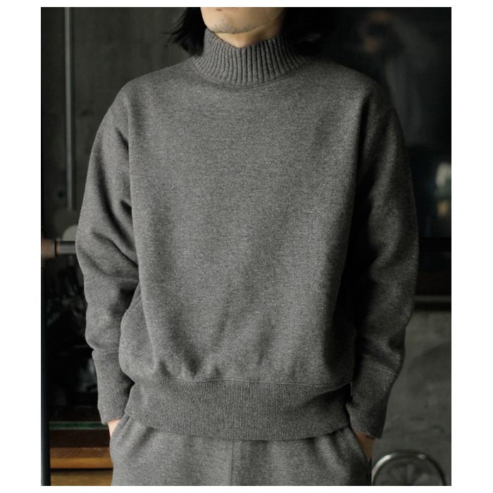 スロープスロー Slopeslow タートルネック スウェットシャツ turtle