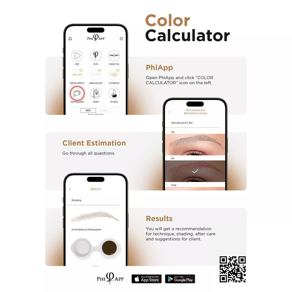 PhiBrows Brown 2 SUPER Pigment 5ml - Official PhiShop