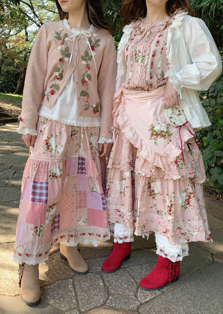 T669◯ PINKHOUSE ピンクハウス いちご柄 ワンピース T669◯ PINKHOUSE