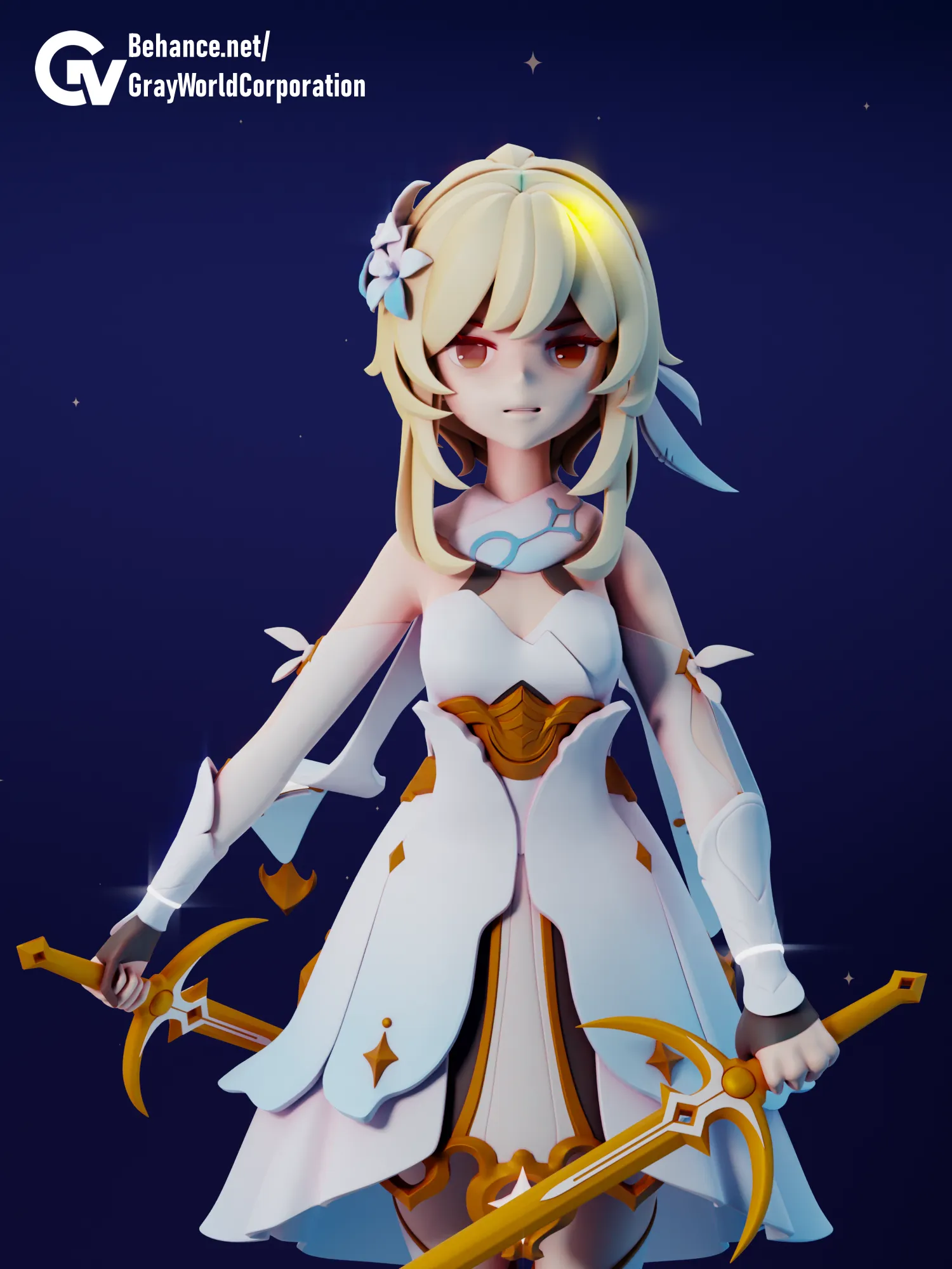 Lumine | Genshin Impact | 3D models download | Creality Cloud