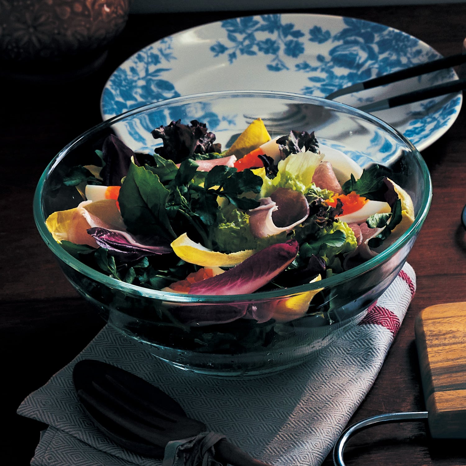 耐熱ガラス製のサラダスピナーセット（ざる/ボウル/バット）｜通販の