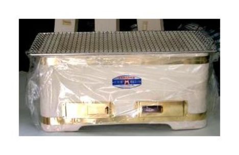 奥能登天然珪藻土 丸和工業 切り出し七輪 チャンピオン七輪 真鍮巻き