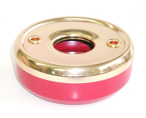 昭和レトロ KABUTO 朱金の安全灰皿【通販】山口陶器店19020101