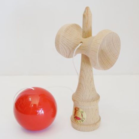 はじめてのけん玉・赤 【パピーランド】