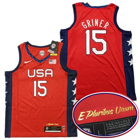 バスケ・アメリカ代表 #15 GRINER ＜ OKAフットボール