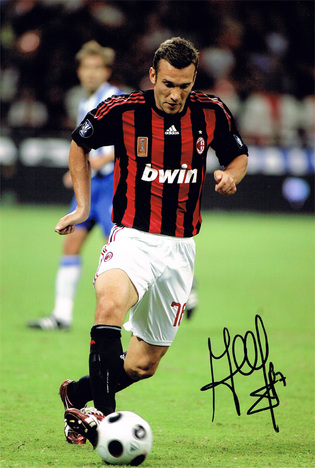 ACミラン 直筆サインフォト シェフチェンコ ＜ OKAフットボール