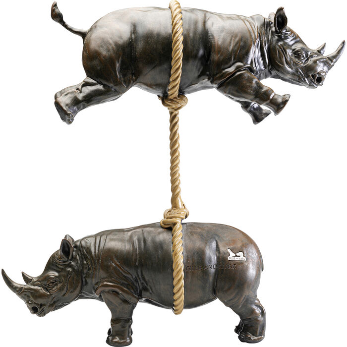 Deco Figurine Artistic Rhino 46cm - KARE Design (Montenegro)