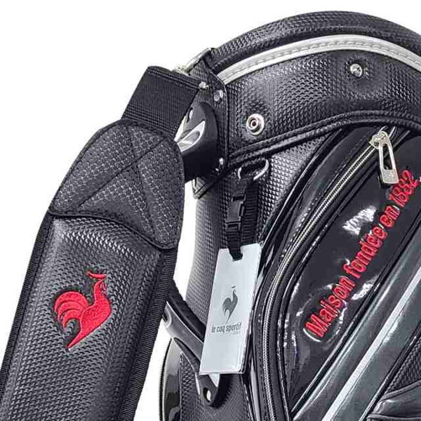 le coq sportif ルコック キャディバッグ 2025年モデル LG5SCB10M BKRD