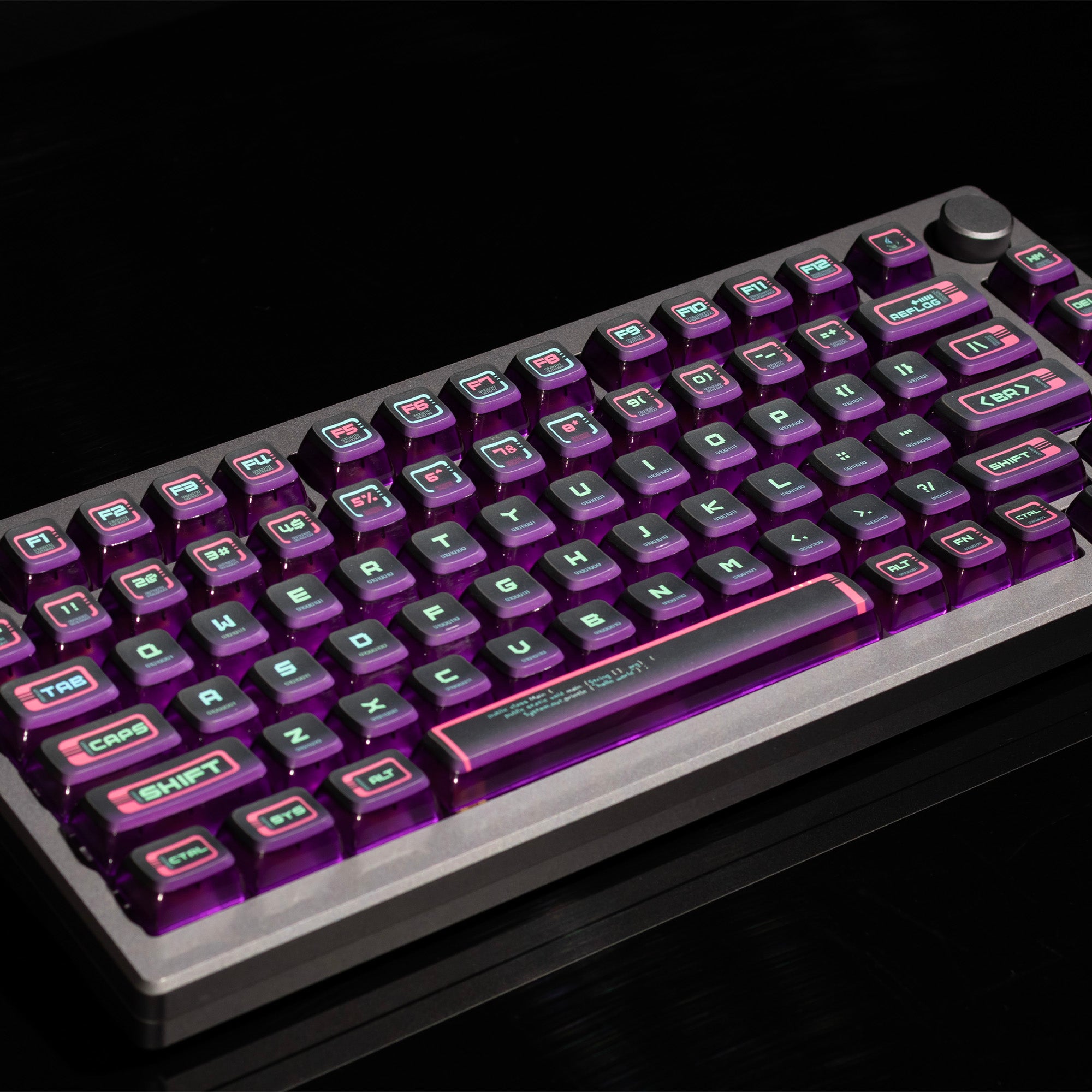 PIIFOX サイバーパンク ASA プロファイル PBT キーキャップ セット 117