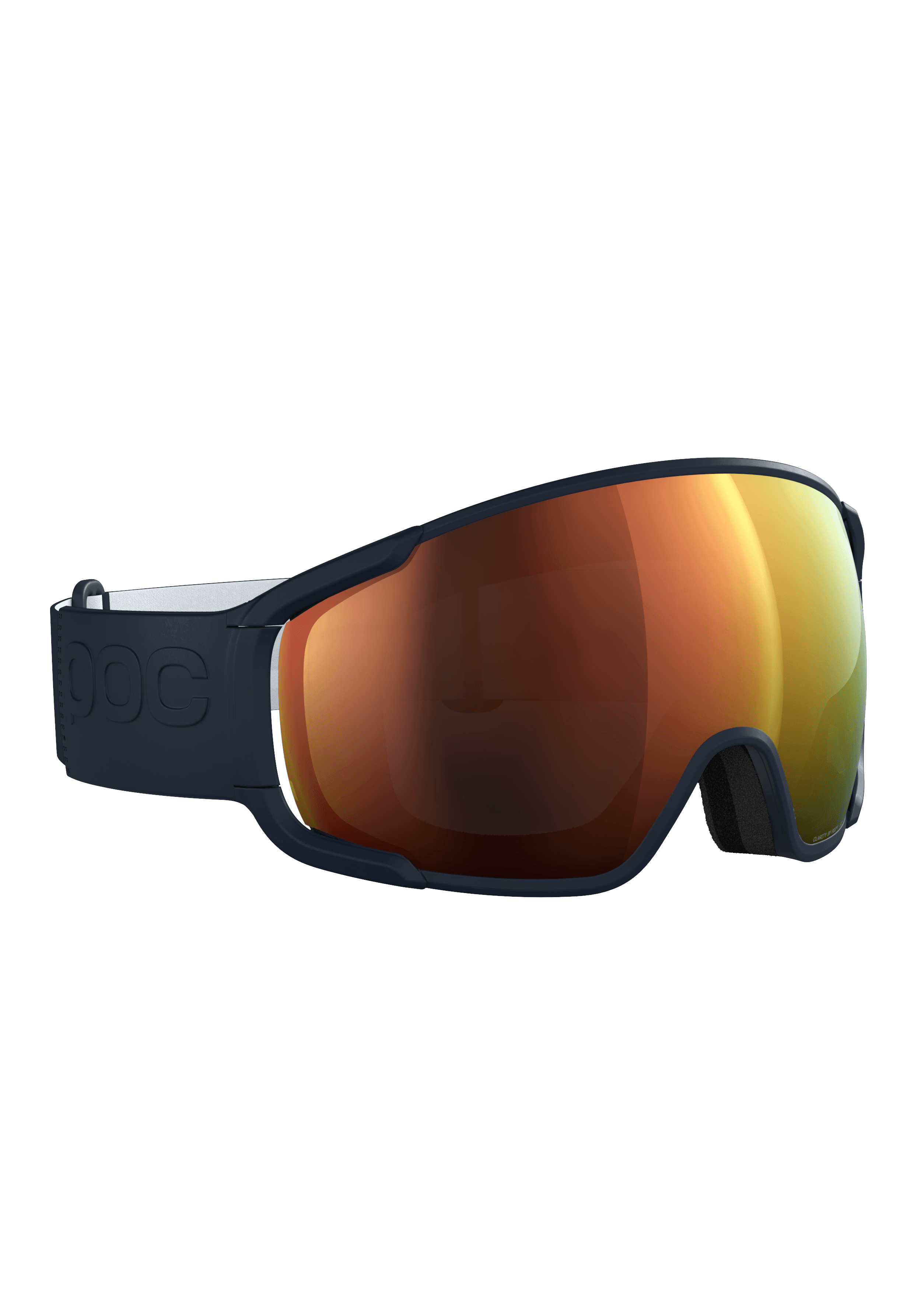 Zonula Wide Fit Ski Goggles in Apatite Navy | Ski Eyewear | POC