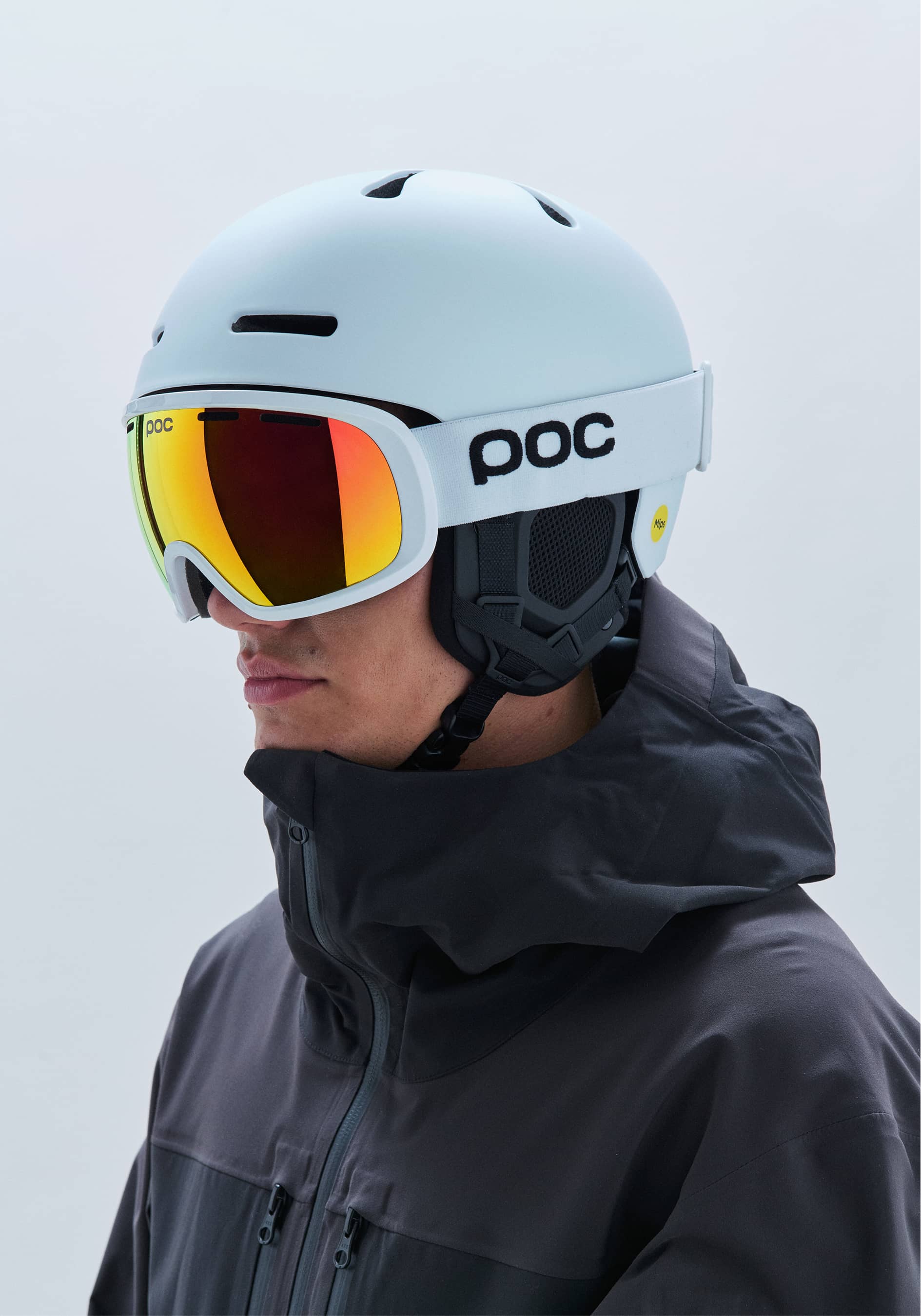 Fovea Ski Goggles in Hydrogen White | Ski Eyewear | POC (US)