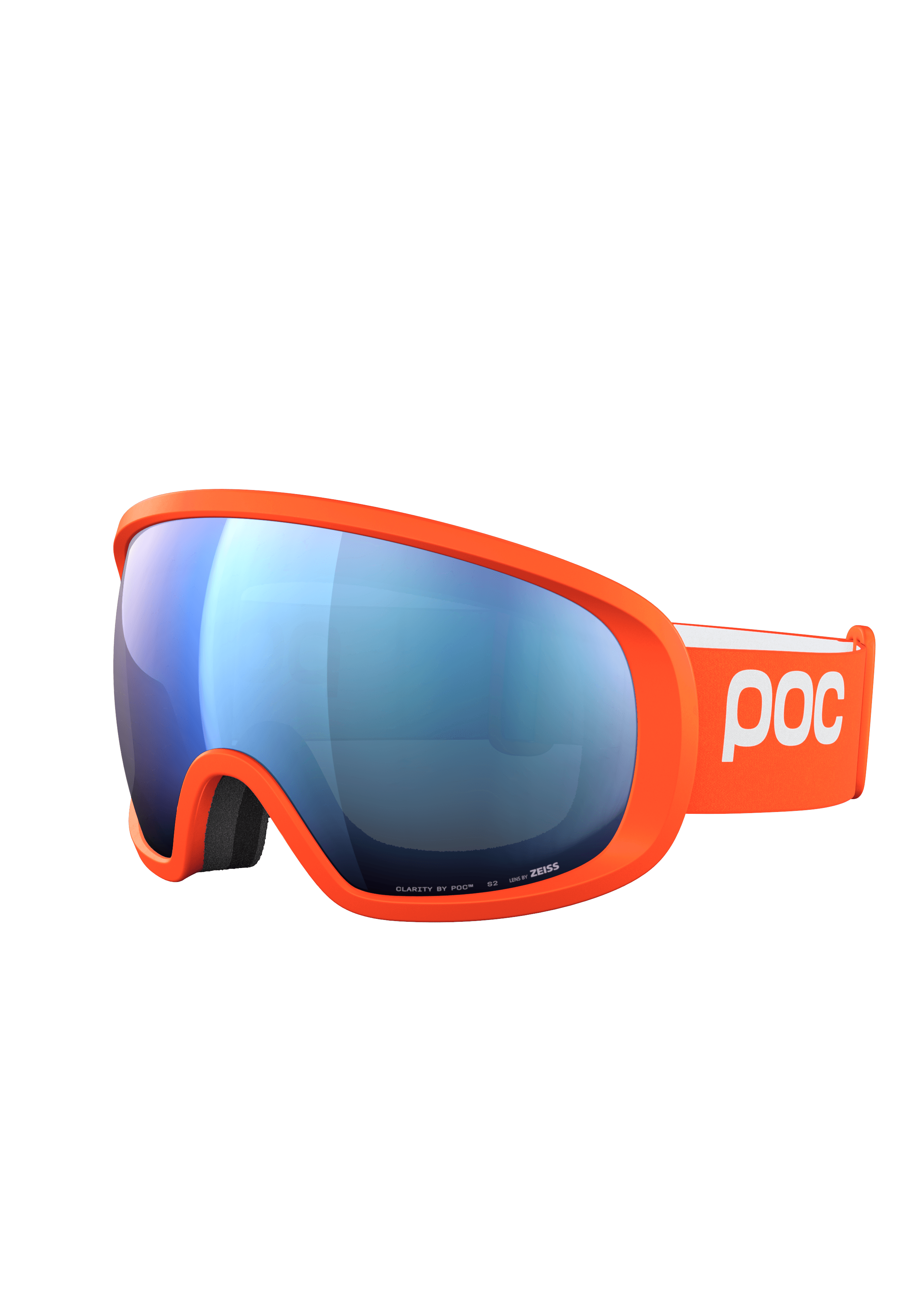 Fovea Ski Goggles in Zink Orange | Ski Eyewear | POC (US)