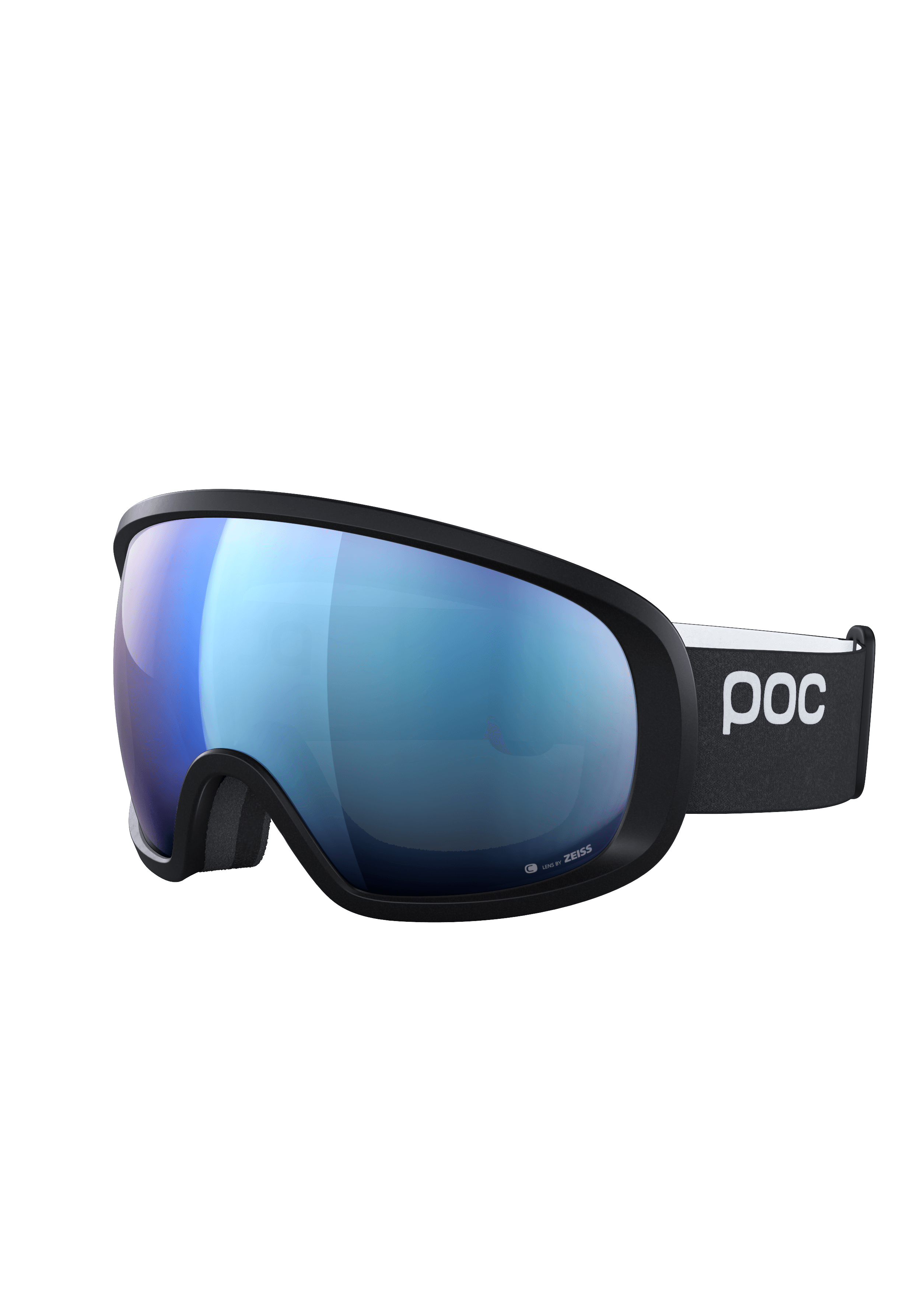 Fovea Wide Fit Ski Goggles in Uranium Black | Ski Eyewear | POC