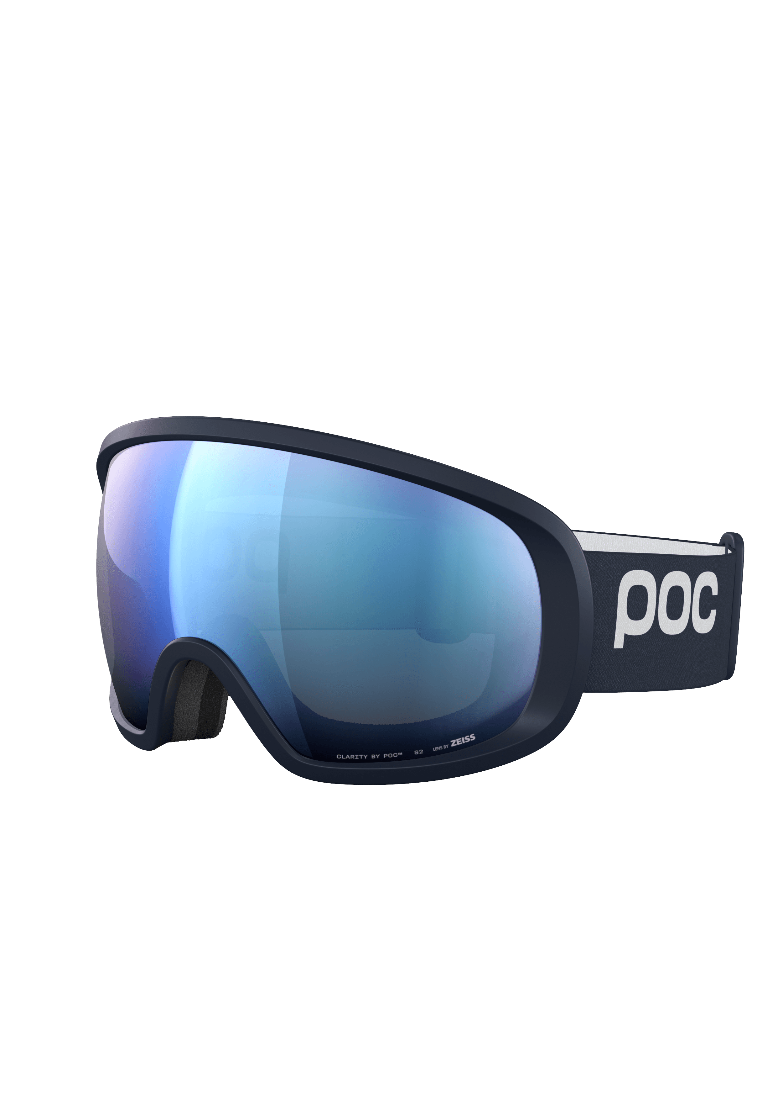 Fovea Wide Fit Ski Goggles in Uranium Black | Ski Eyewear | POC