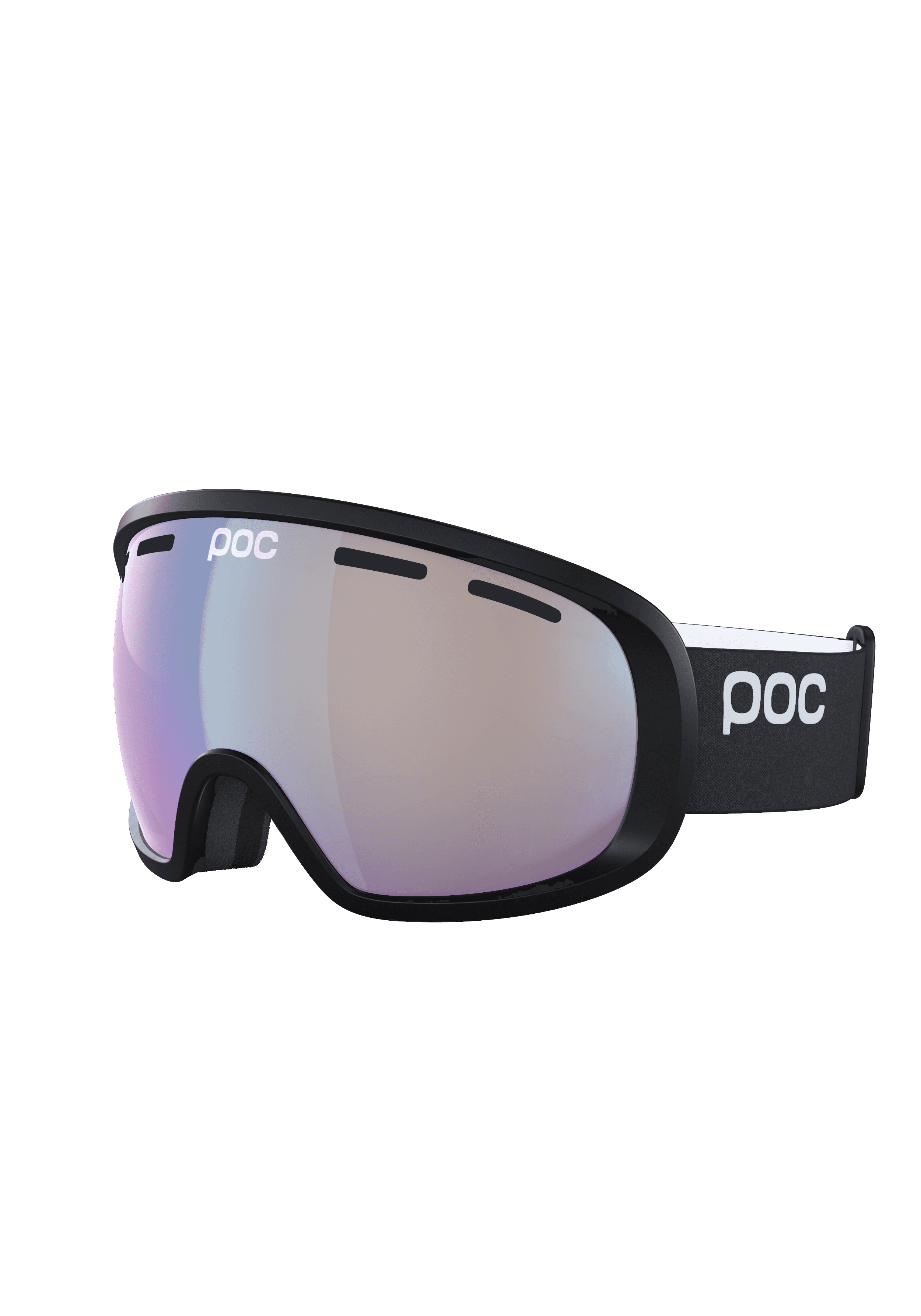 Opsin Wide Fit Ski Goggles に Raw Black | Ski Eyewear | POC (JP)