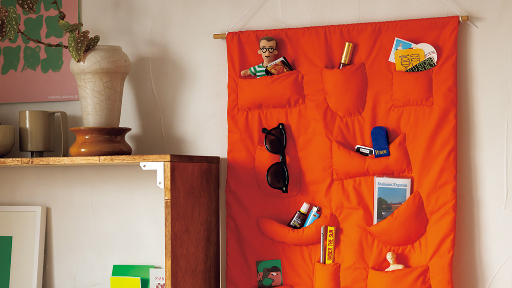 海外の映像作品から着想を得た〈MAKALU STORE〉のウォールポケット