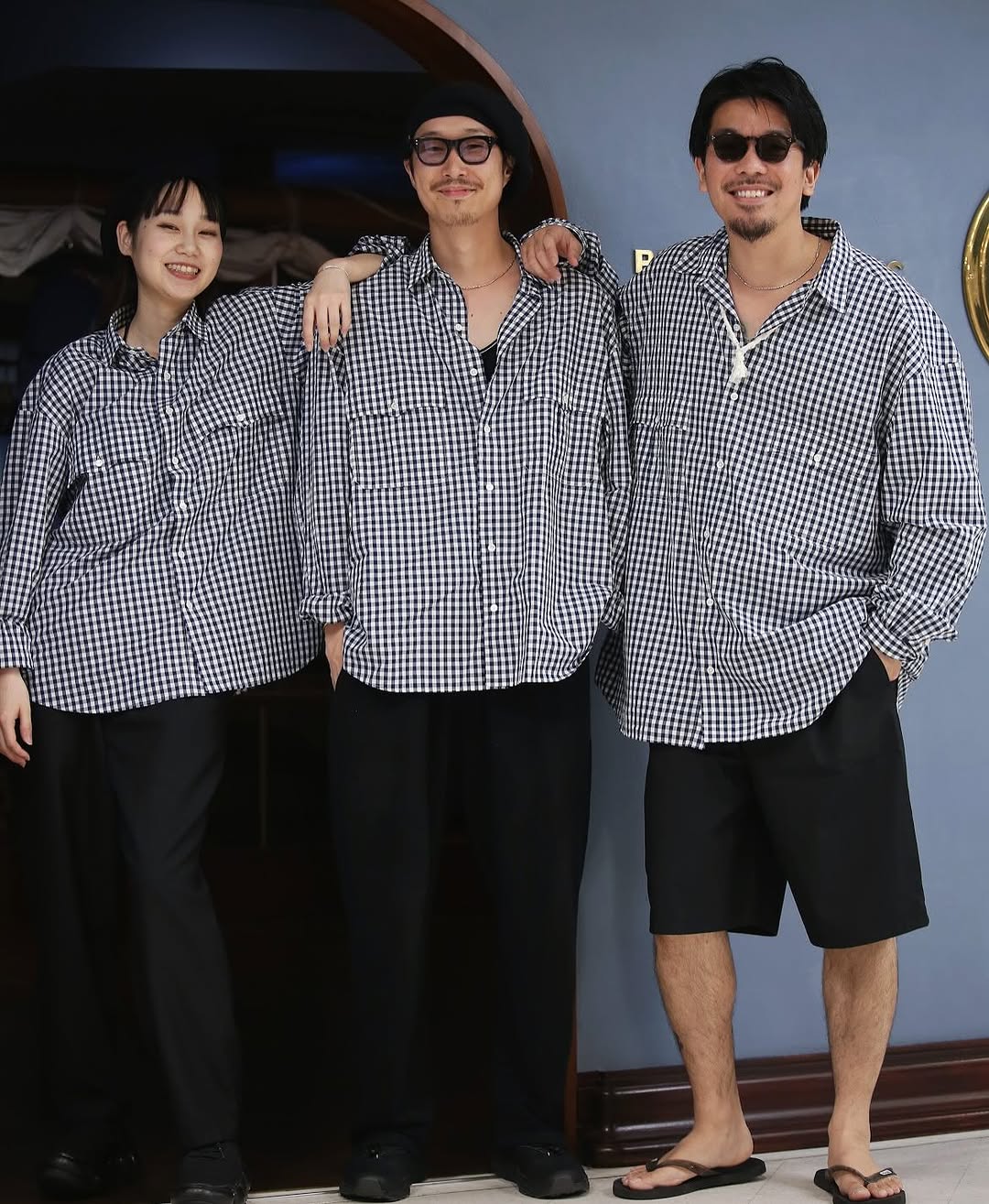 ROLL UP GINGHAM CHECK SHIRT（ロール アップ ギンガム チェック