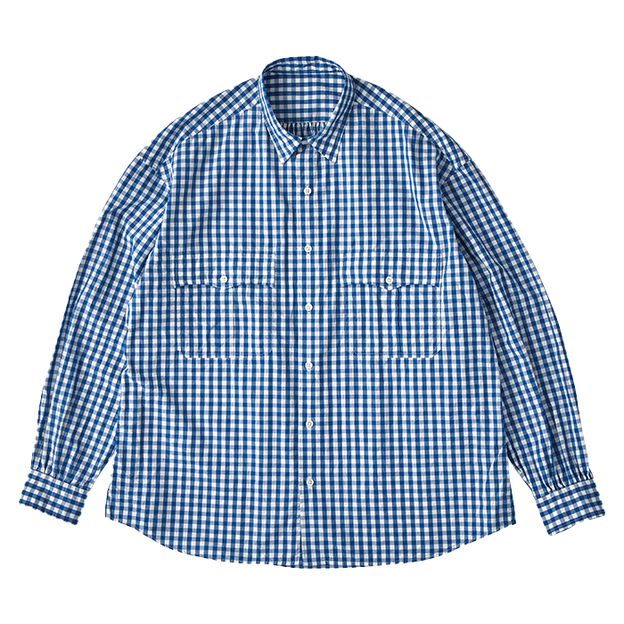 ROLL UP GINGHAM CHECK SHIRT（ロール アップ ギンガム チェック