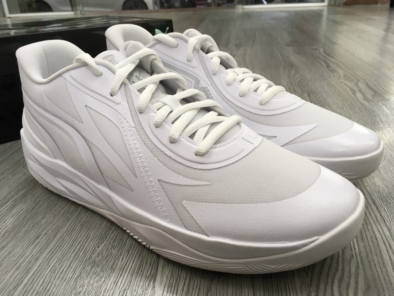 Giày bóng rổ chính hãng Puma LaMelo Ball MB.02 Lo White Silver