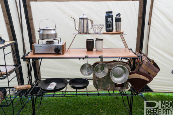 私のおすすめキャンプギア】Hangoutハングアウトラックを組み合わせ