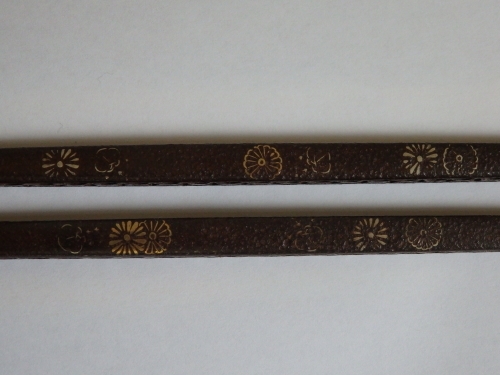 寺西宗山 象嵌火箸 と 象嵌釜釻: 世界の半分は植物界